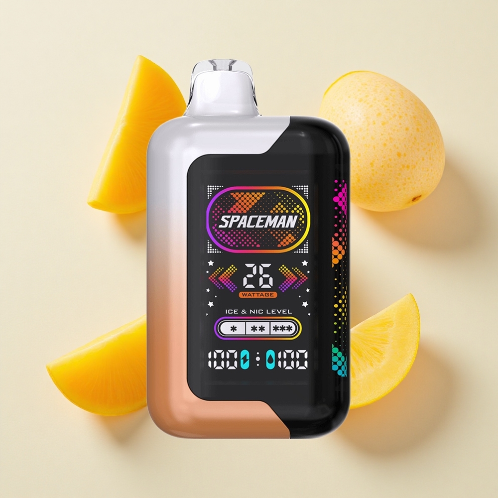 SMOK SPACEMAN SP40000 Ühekordne Vape 40000 Puffs (Hapu Mango Mesimelon)