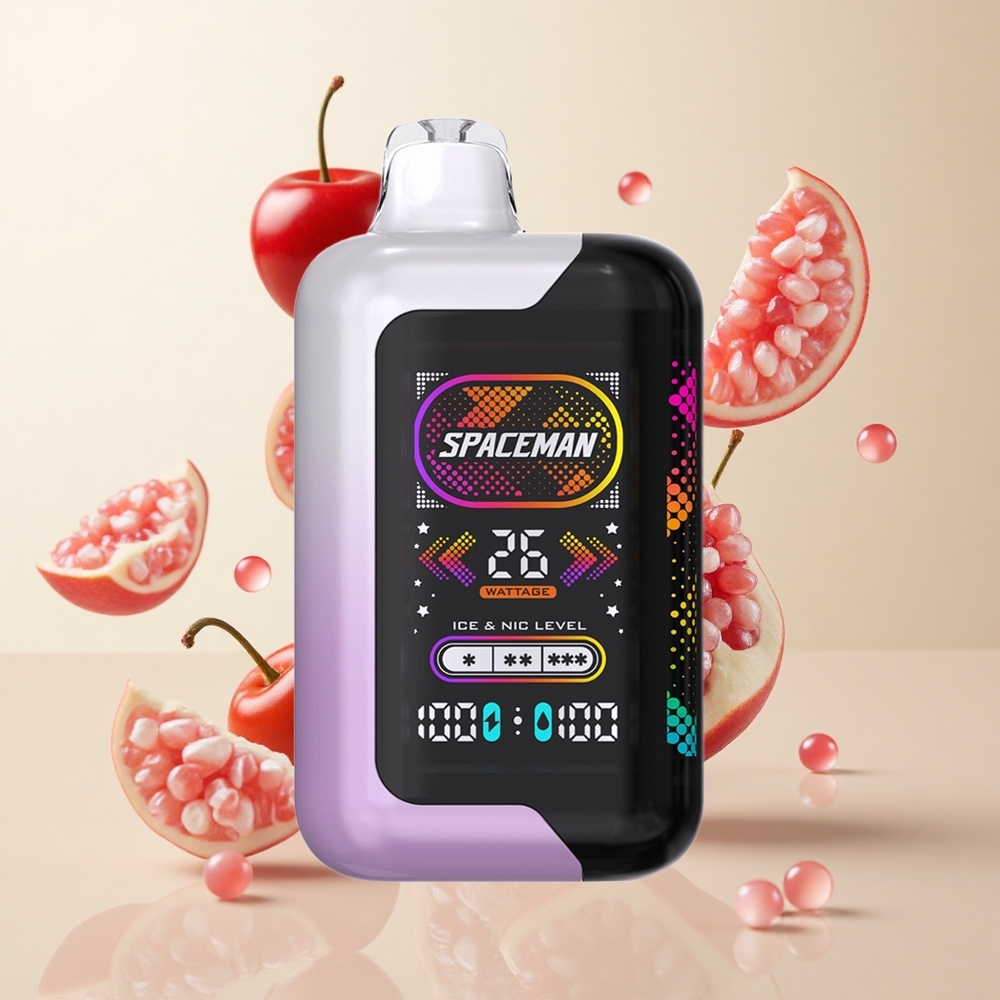 SMOK SPACEMAN SP40000 Ühekordne Vape Kirsi Granaat (40000 Puffs)