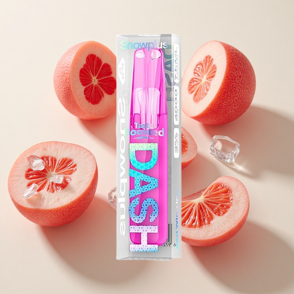 Snowplus Dash 4000 Puffs (7,5 ml) Punane Vein Jää