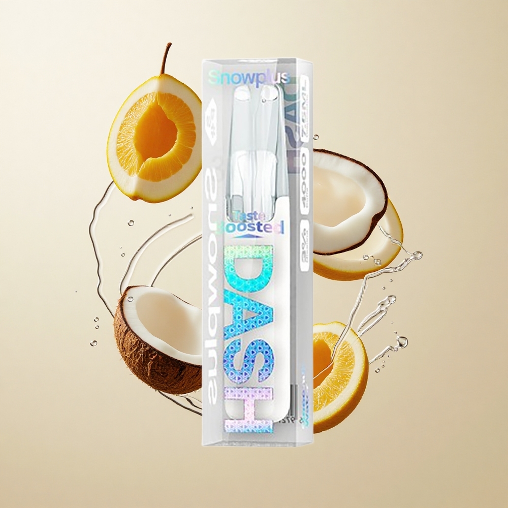 Snowplus Dash 4000 Puffs Disposaalseade Kookosivesi