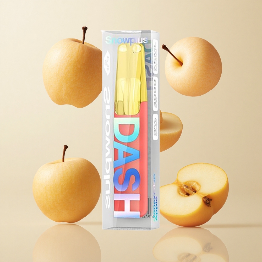 Snowplus Dash 4000 Puffs Disposable Device Kuldne Õun