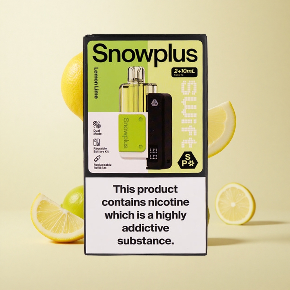 Snowplus Swift 5000 Puffs 1000 mAh eelnevalt täidetud sidrunipirukas (sidrun-pirukas) Pod Kit