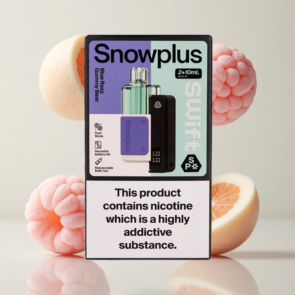 Snowplus Swift 5000 Puffs Eelvedeliku Mahutavus 12 ml Prefill Pod Kit Sinise Karu Kummikomm