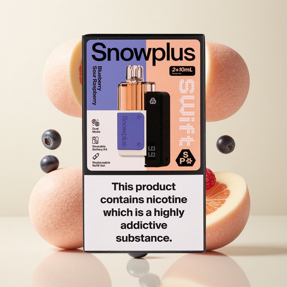 Snowplus Swift 5000 Puffs Prefilled Pod Kit 1000 mAh Mustikas Hapbarasikas