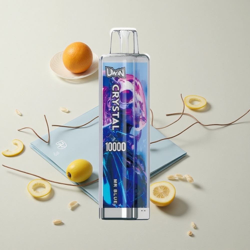 Uwin Crystal 10000 Puffs (18ml) Mr Sinine