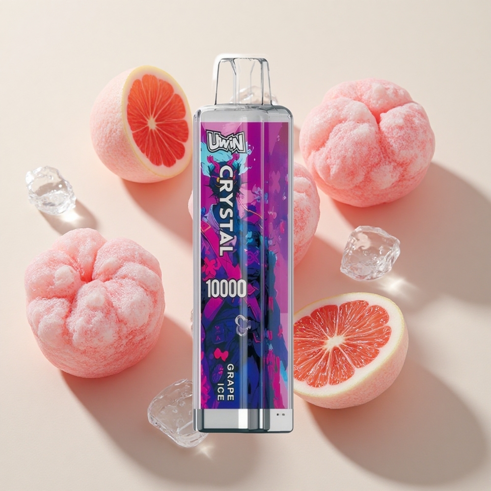 Uwin Crystal 10000 Puffs (18ml) Viinamarja Jää