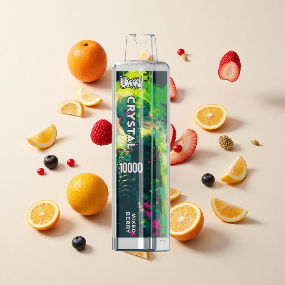 Uwin Crystal 10000 Puffs RGB (Segatud Marjad)