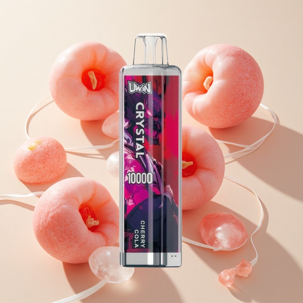 Uwin Crystal 10000 Puffs RGB-tuled Kirsi-Koola