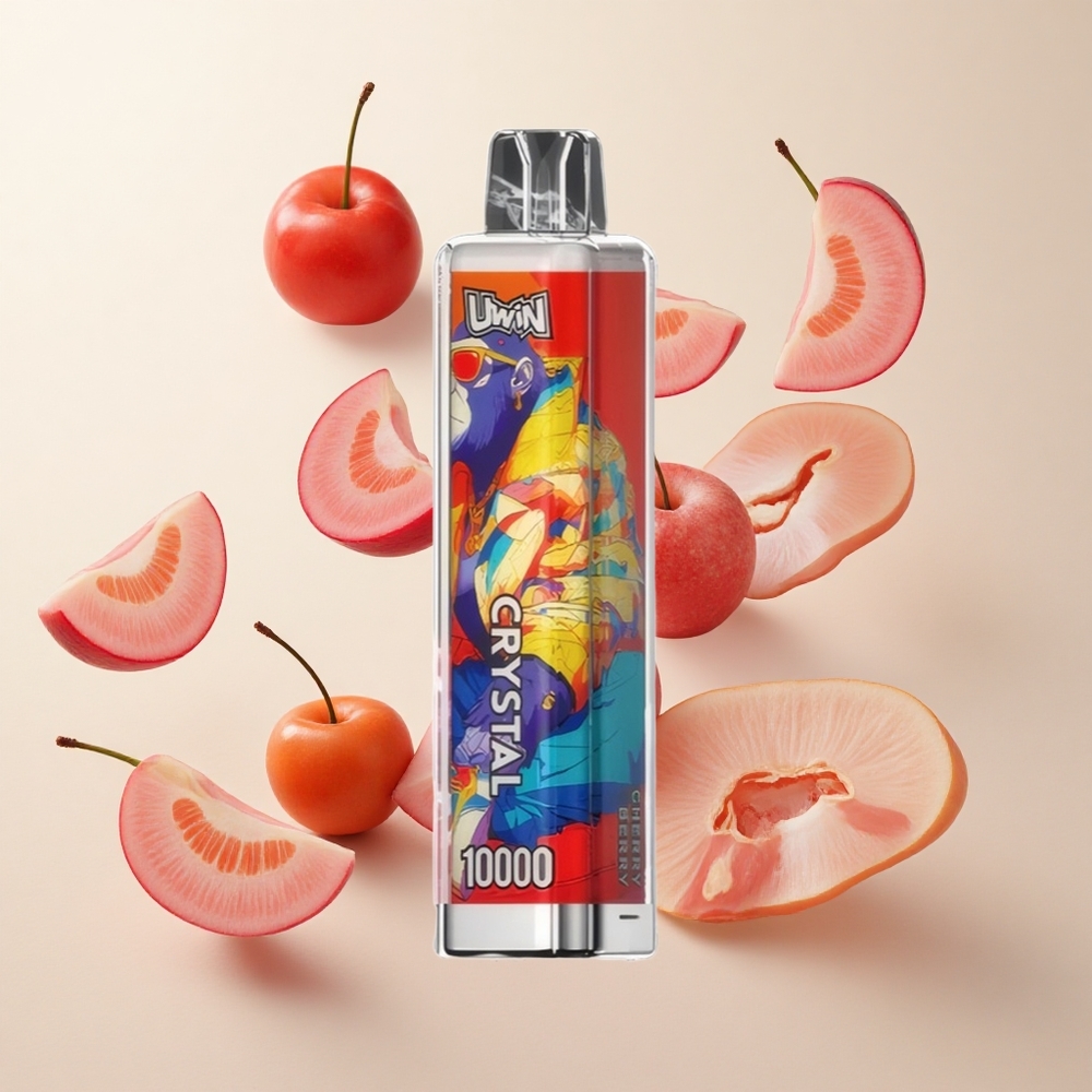 Uwin Crystal 10000 Puffs RGB-valgustus Kirsi-Marja