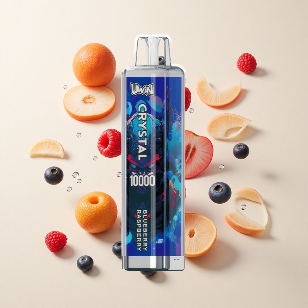 Uwin Crystal 10000 Puffs RGB-valgustus Mustikamaitseline Vaarik