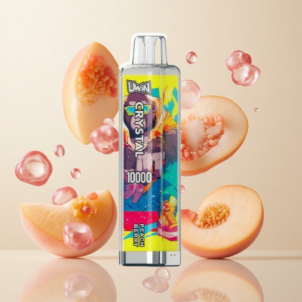 Uwin Crystal 10000 Puffs (Virgatsvälgud ja Virsik-Mari)