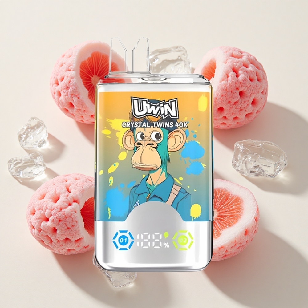 Uwin Crystal Twins 40000 Puffs (Mustikas Vaarikas Kirss Jää)