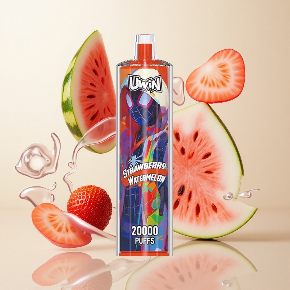 Uwin Shisha Hookah Crystal 20000 Puffs Maasik-Arbuus