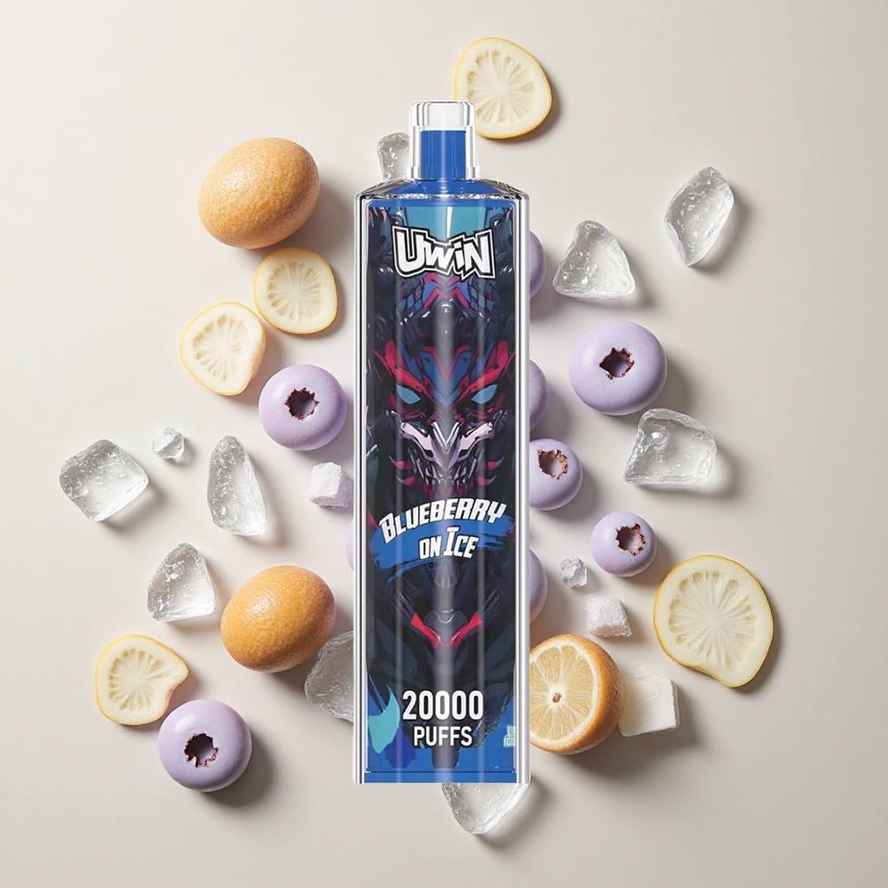 Uwin Shisha Hookah Crystal 20000 Puffs Mustika Jää