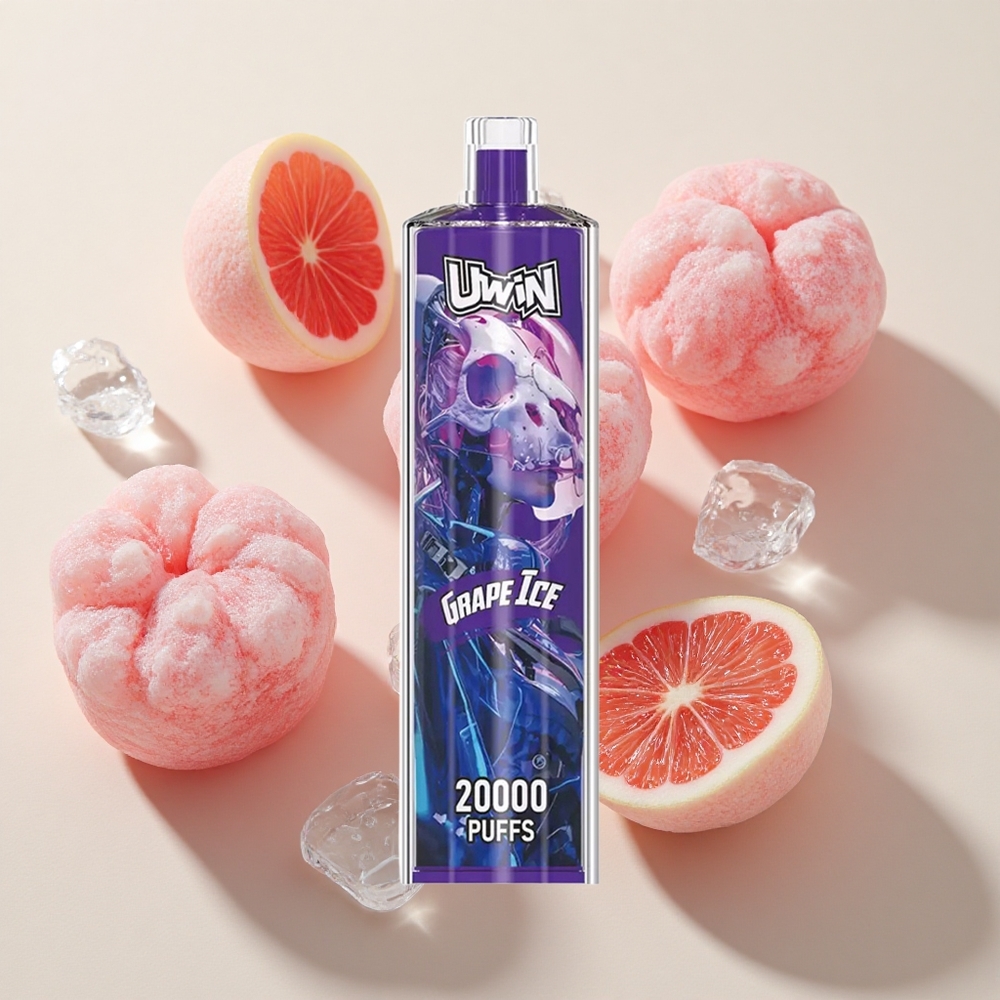 Uwin Shisha Hookah Crystal 20000 Puffs Viinamarja Jää