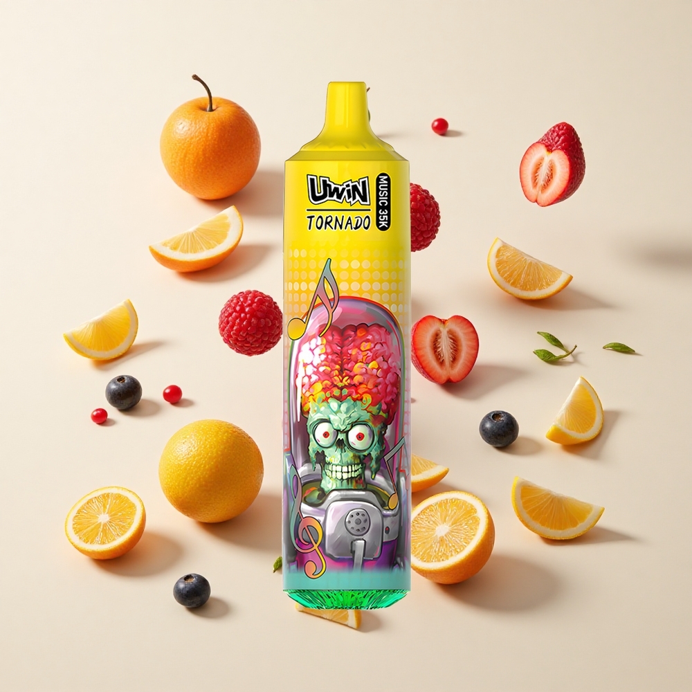 Uwin Tornado 35K Music Ühekordne Vape Segased Marjad