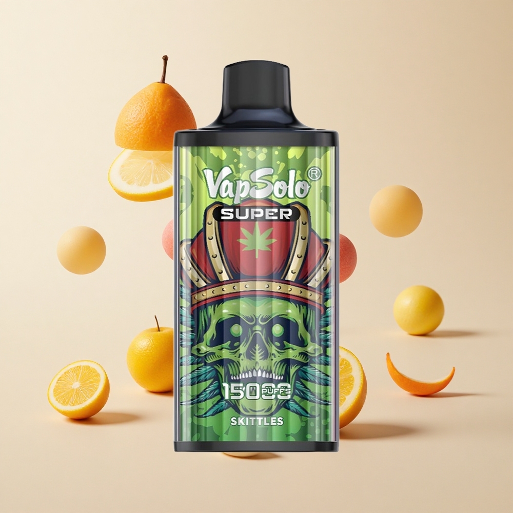 Vapsolo Super 15000 Puffs (40ml e-vedelik) Skittles (vikerkaar)