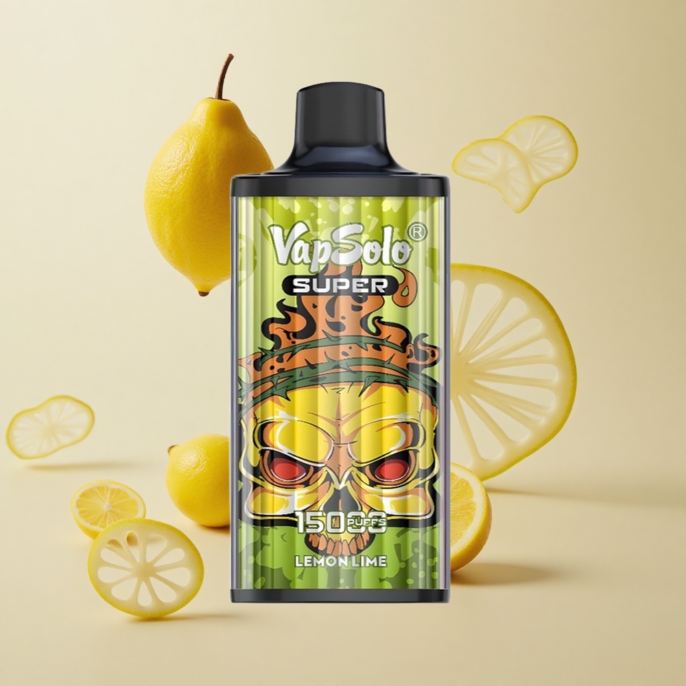 Vapsolo Super 15000 Puffs Lima Sidrun Ühekordne Vape