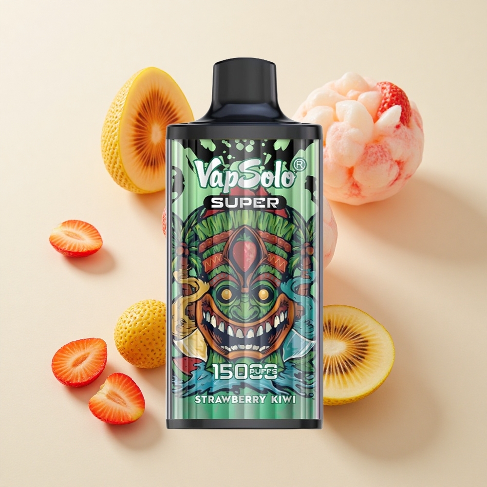 Vapsolo Super 15000 Puffs Maasik-Kiivi, 40ml vedelik