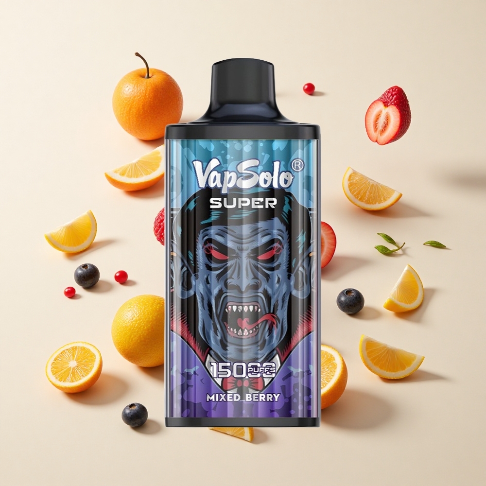 Vapsolo Super 15000 Puffs Segamari (40ml)
