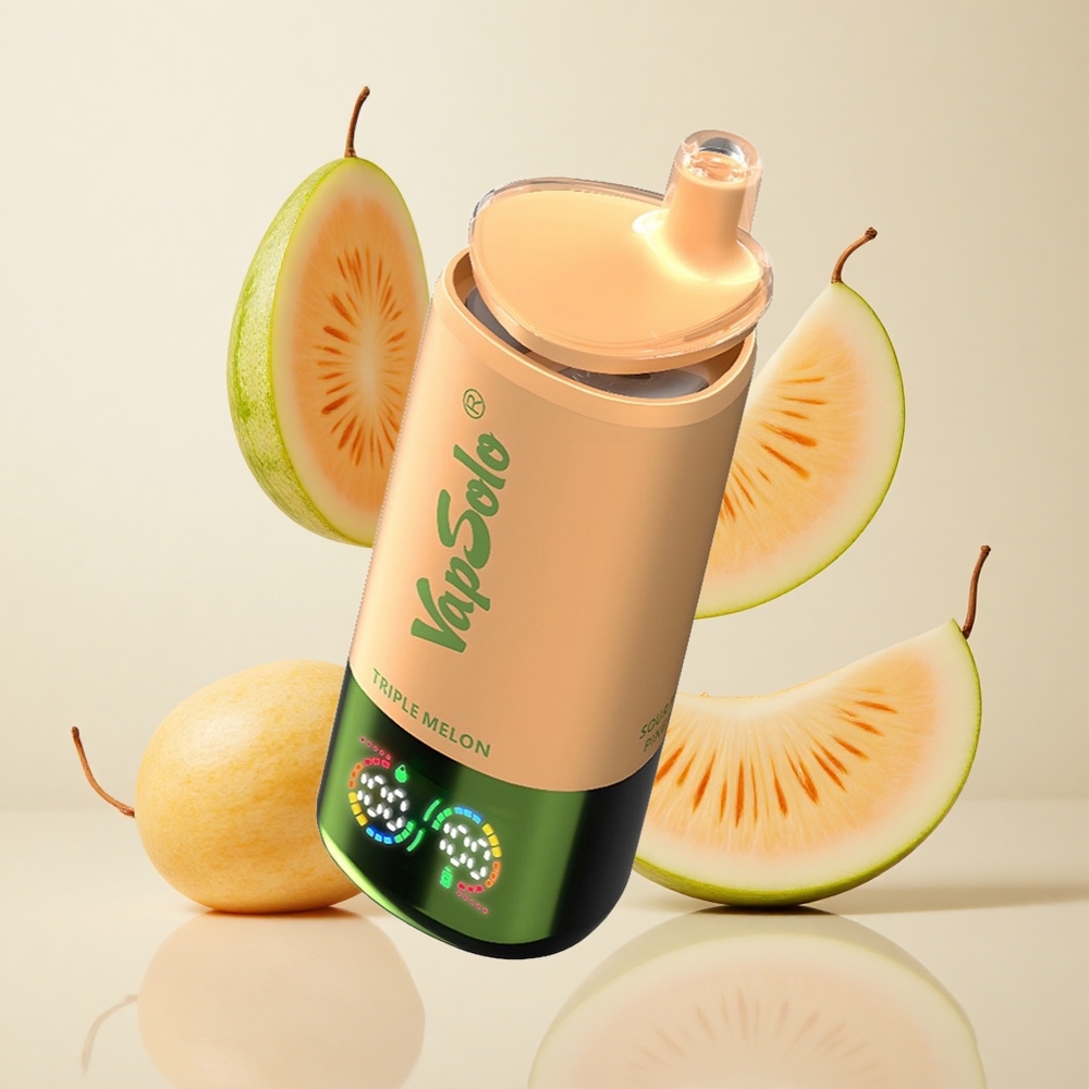 VapSolo Triple 30000 Puffs Kolmekordne Melon