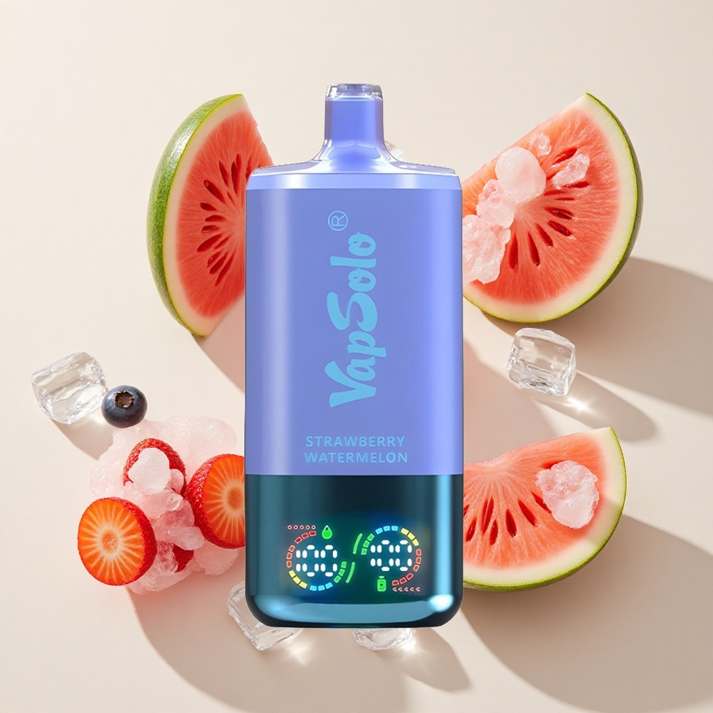 VapSolo Triple 30000 Puffs Maasikamelon & Mustikajää (40ml)