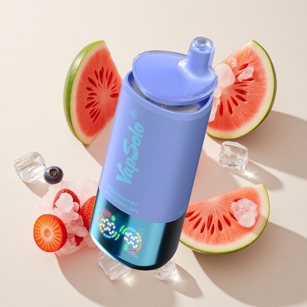 VapSolo Triple 30000 Puffs Maasikamelon & Mustikajää (40ml)