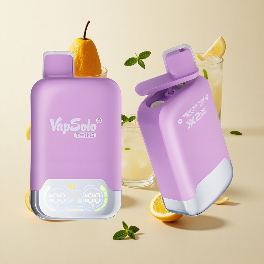 Vapsolo Twins 20000 Puffs (40 ml) Passioonivili Mojito & Kolmikmünt