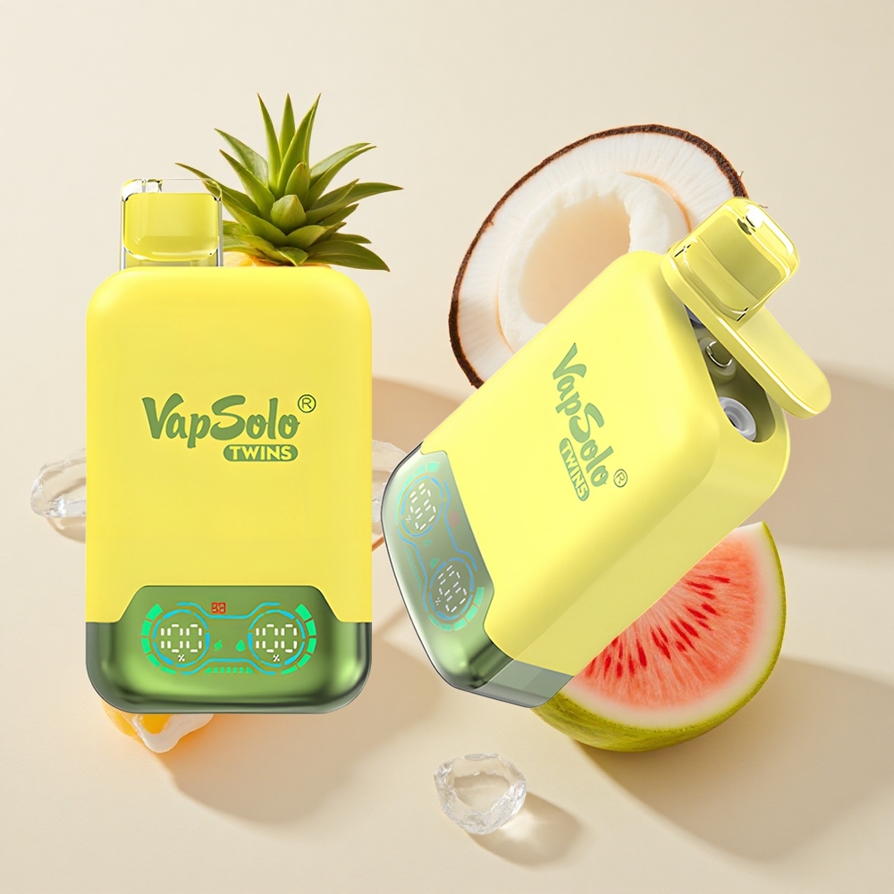 Vapsolo Twins 20000 Puffs (Ananass-Kookos & Arbuusi-Jää)