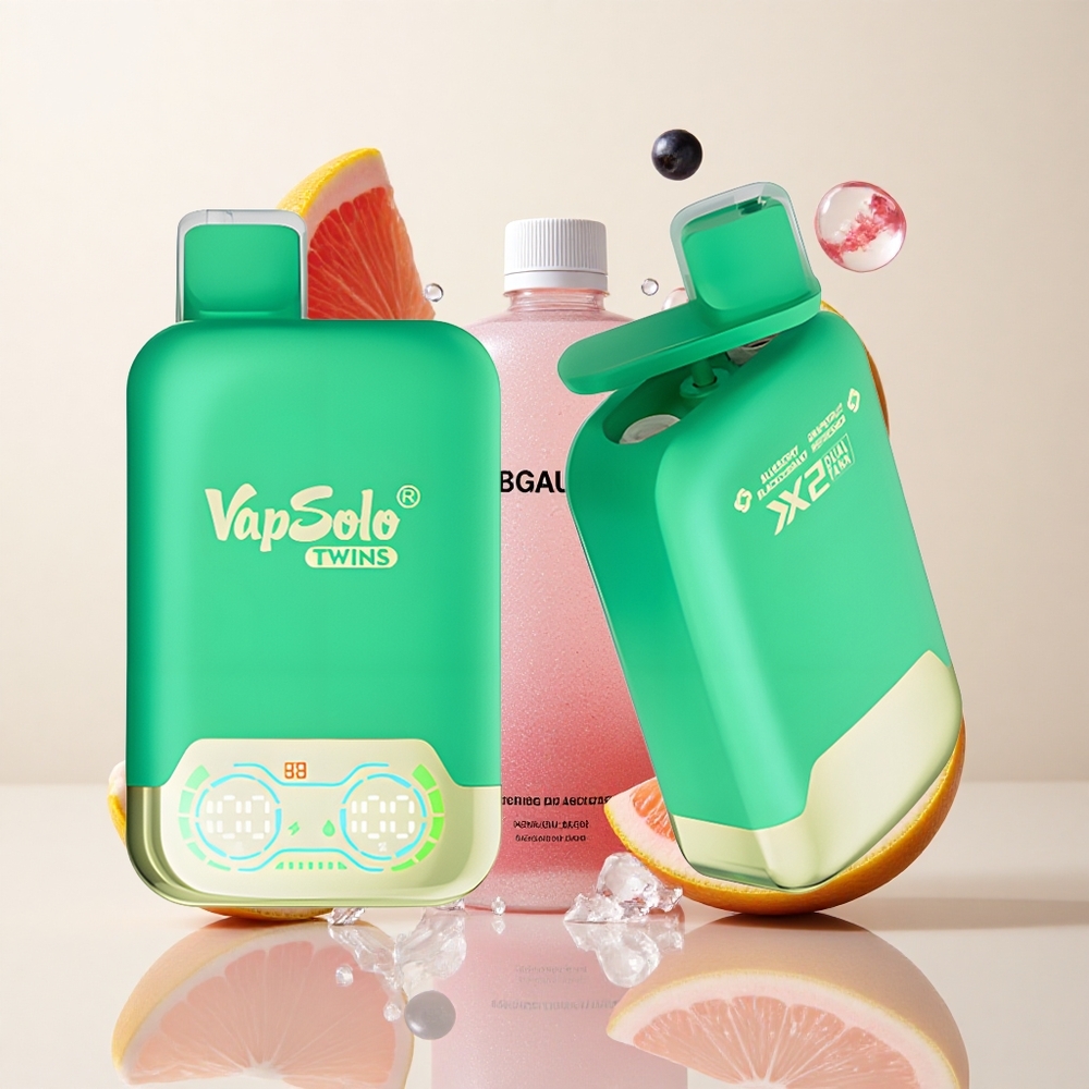 Vapsolo Twins 20000 Puffs Mustikas Mustsõstar & Greip