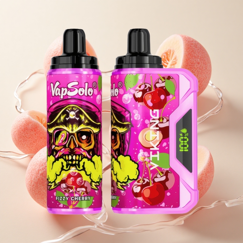 VapSolo VIKING 12000 Puffs (Fizzypuu Kirss)