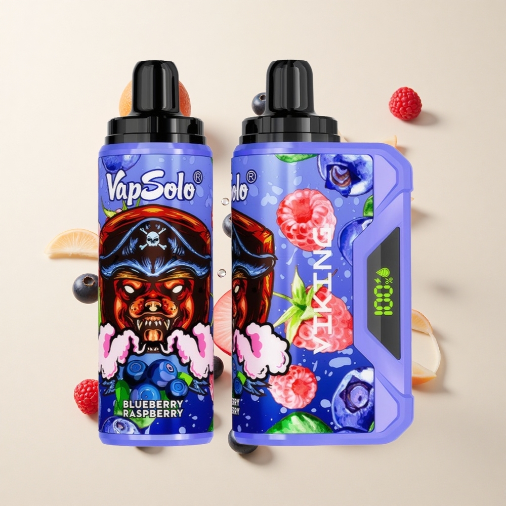 VapSolo VIKING 12000 Puffs Mustikas Vaarikas