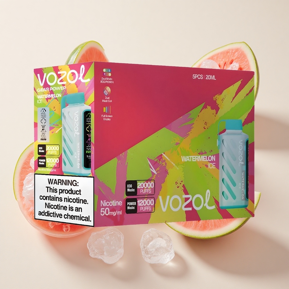 VOZOL Gear Power 20000 Puffs Dual Mesh Coil Arbujää