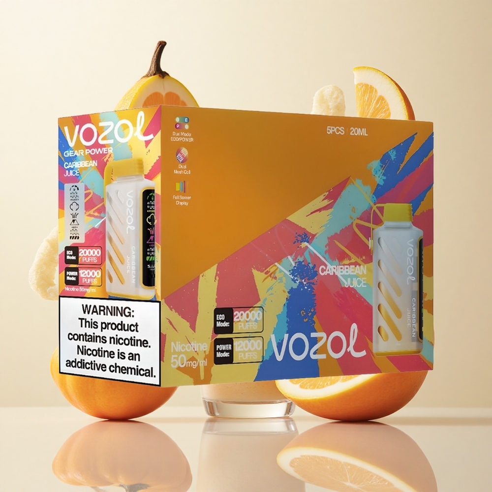 VOZOL Gear Power 20000 Puffs Dual Mesh Coil Kariibi Mahla