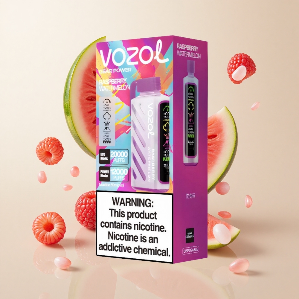 VOZOL Gear Power 20000 Puffs Dual Mesh Coil Vaarikas-Arbuus