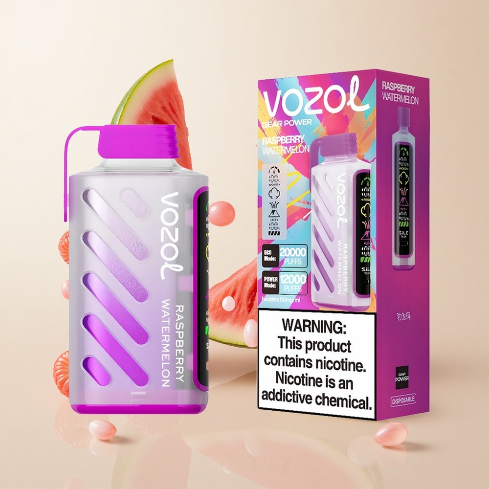 VOZOL Gear Power 20000 Puffs Dual Mesh Coil Vaarikas-Arbuus