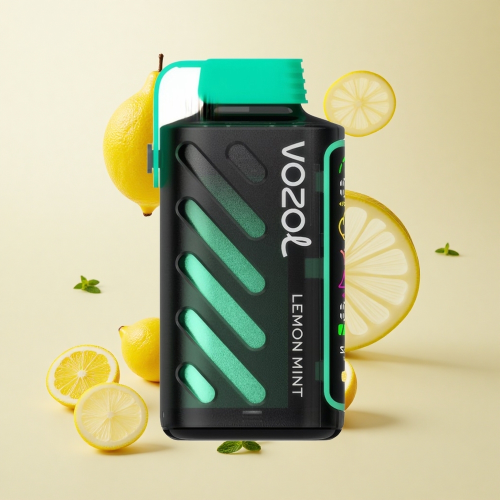 VOZOL Gear Power 20000 Puffs S.i.L.C. Tehnoloogiaga Sidrunimünt