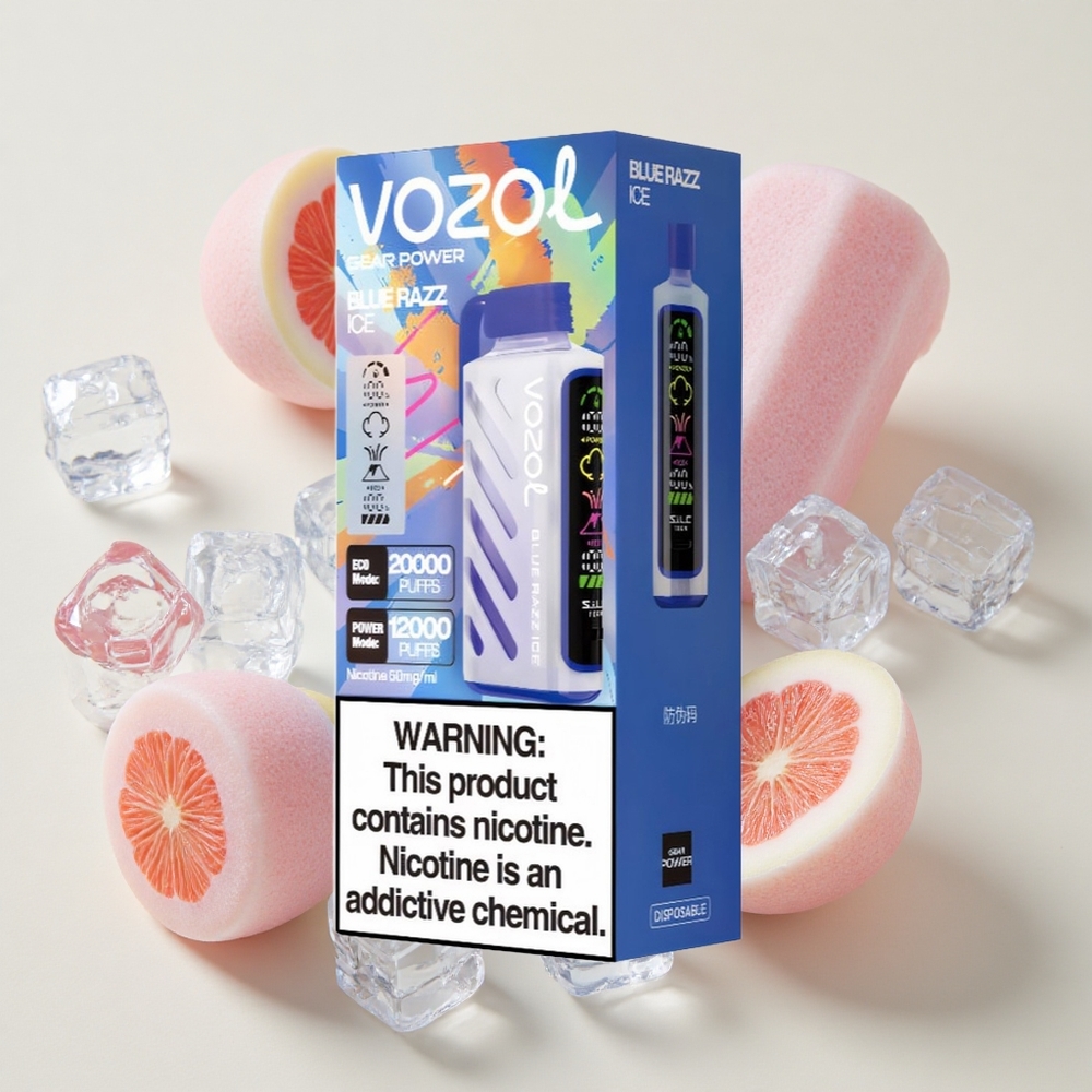 VOZOL Gear Power 20000 Söestus Dual Mesh Coil Sinine Rajapura