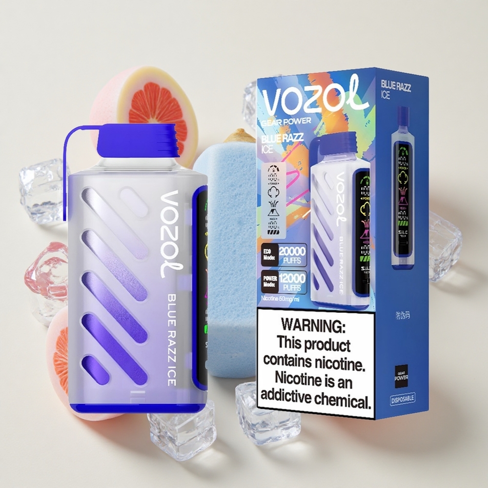 VOZOL Gear Power 20000 Söestus Dual Mesh Coil Sinine Rajapura