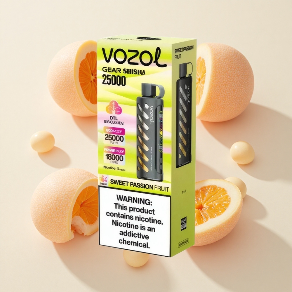 VOZOL Gear Shisha 25000 Puffs, Magus Passioonipuu