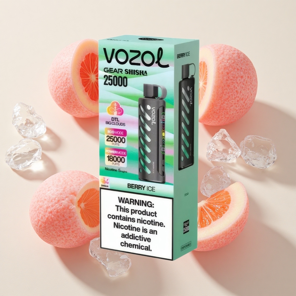VOZOL Gear Shisha 25000 Puffs Marjade jää