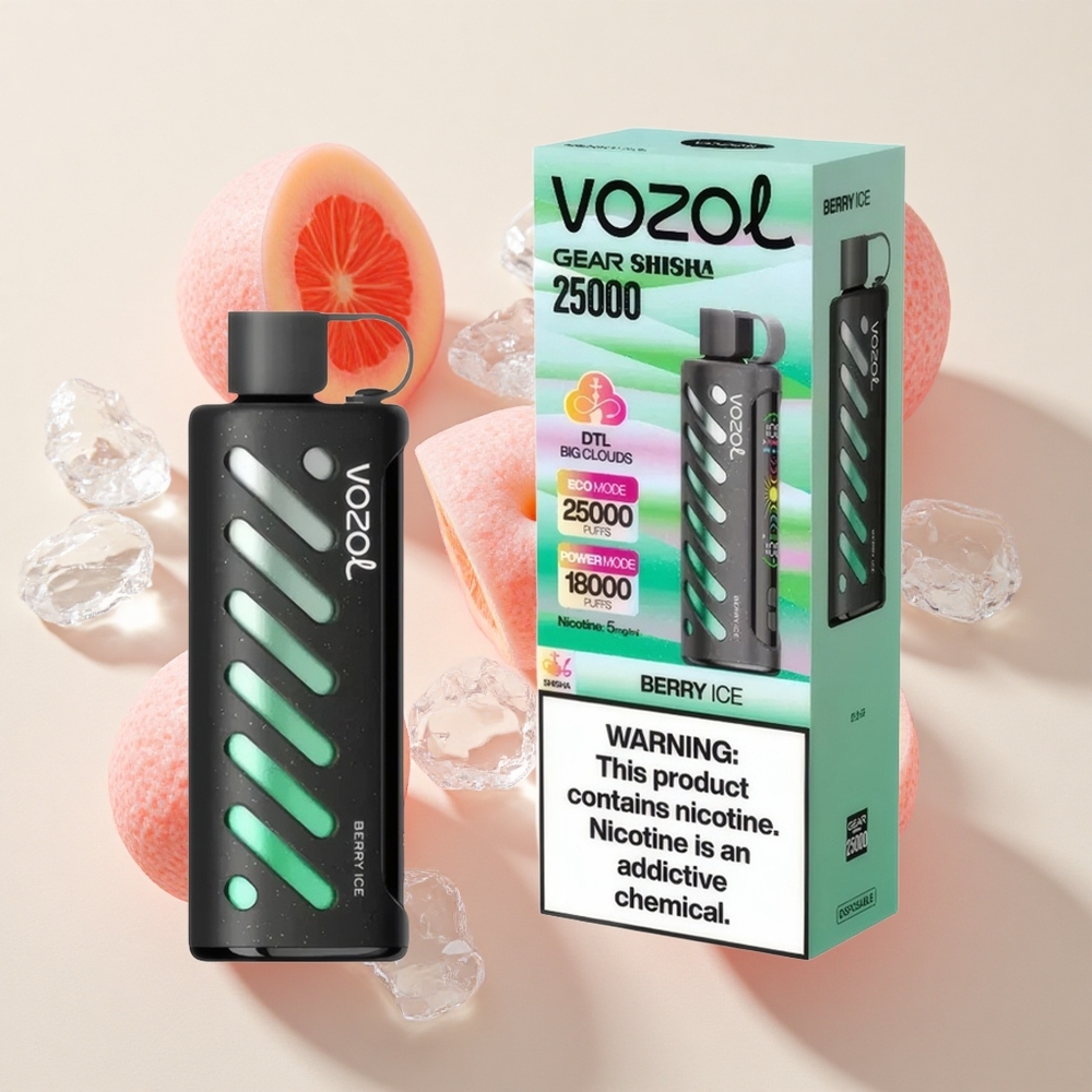 VOZOL Gear Shisha 25000 Puffs Marjade jää