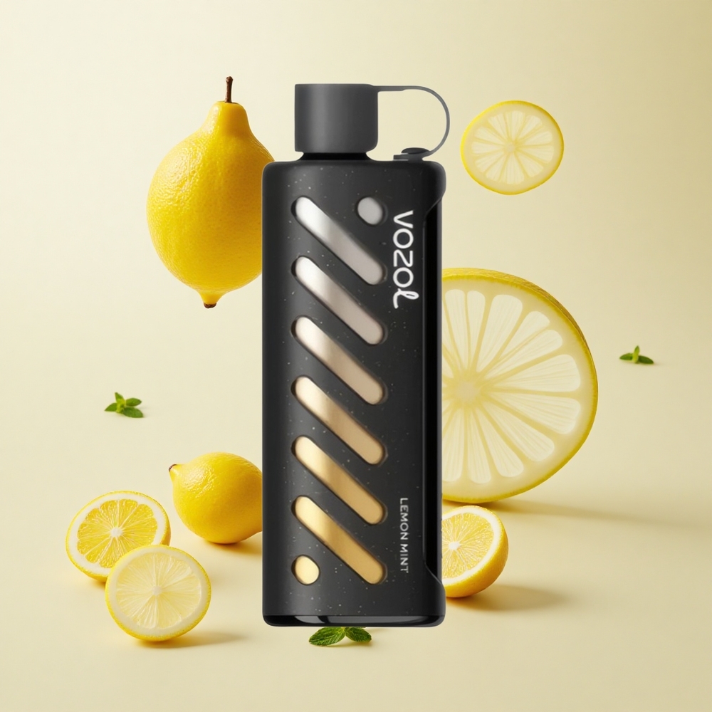 VOZOL Gear Shisha 25000 Puffs Sidrunimünt & 1000mAh aku