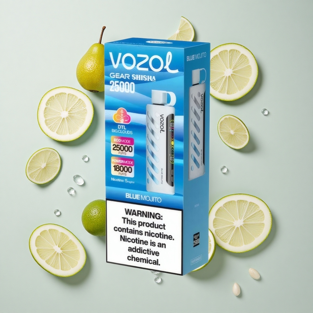 VOZOL Gear Shisha 25000 Puffs Sinine Mojito