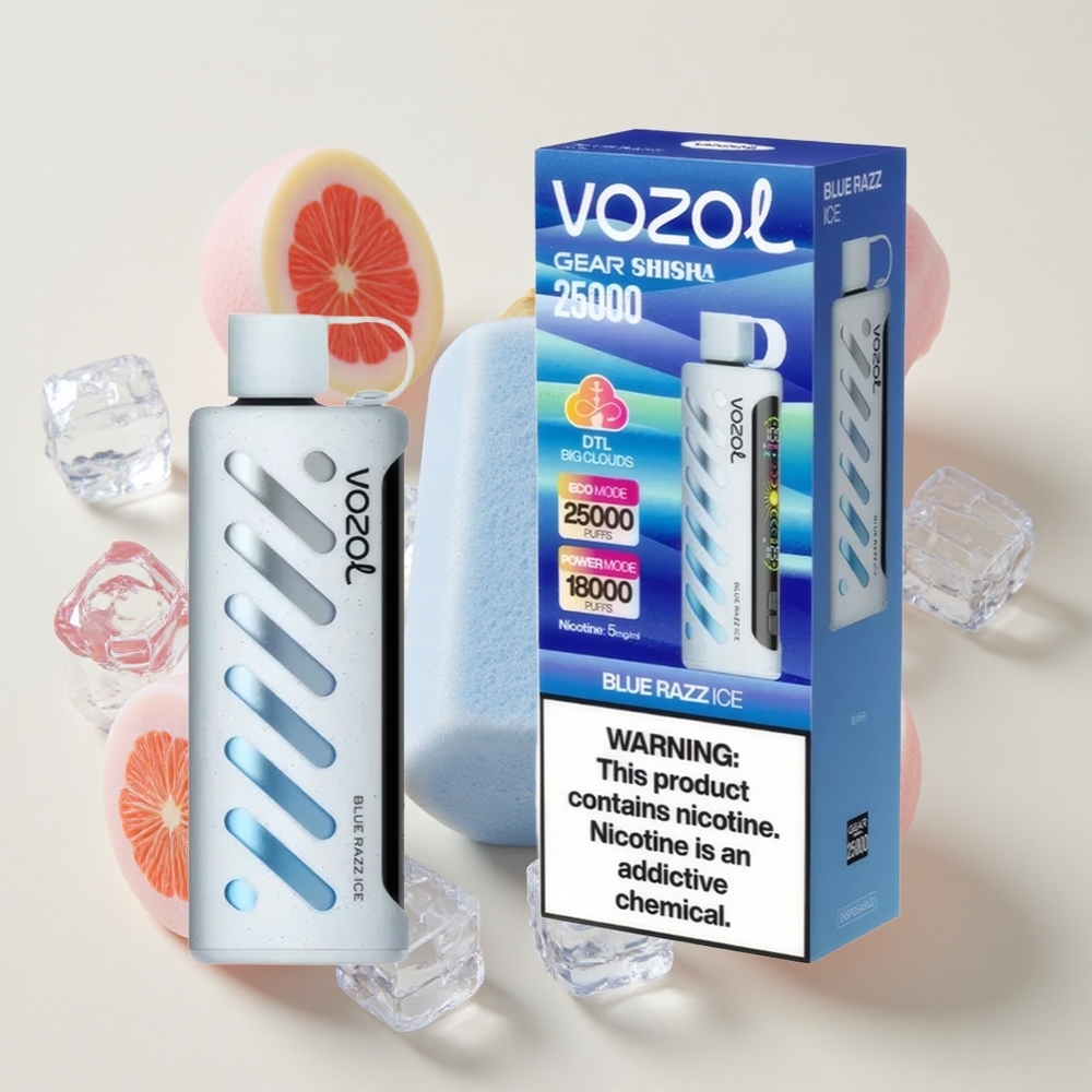 VOZOL Gear Shisha 25000 Puffs Sinine Sõstar-Jää
