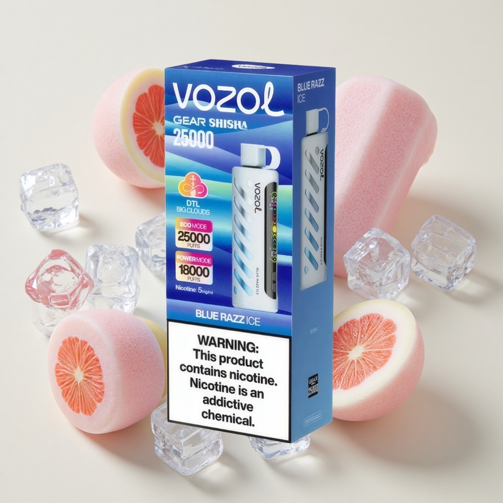 VOZOL Gear Shisha 25000 Puffs Sinine Sõstar-Jää