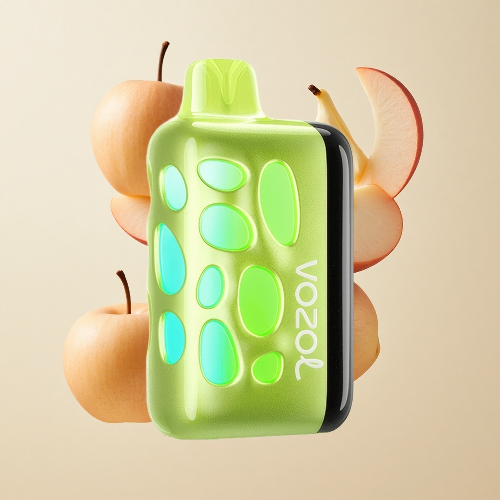 VOZOL RAVE 40000 Korduskasutatav Vape 80% Laetud 20 Minutiga & Topelt Õun