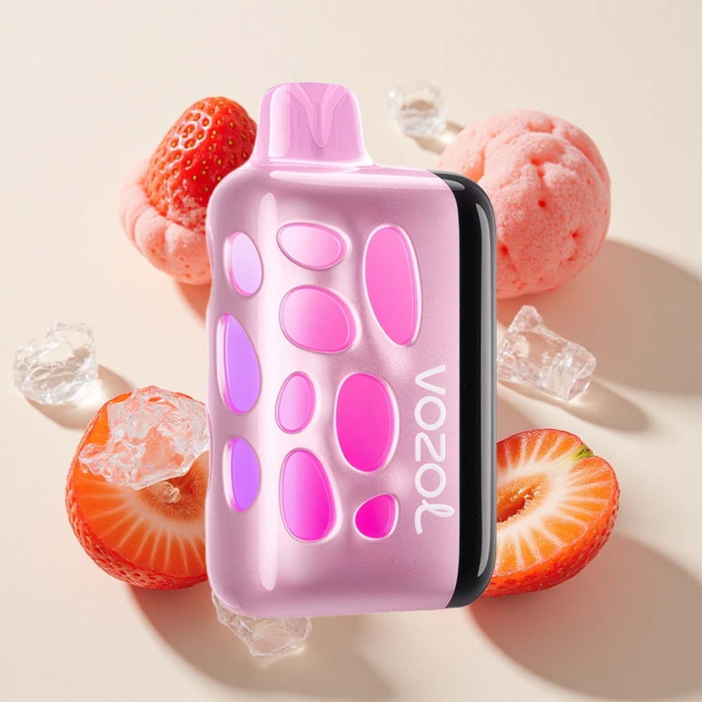 VOZOL RAVE 40000 Maasikajää Ühekordne Vape 1000mAh