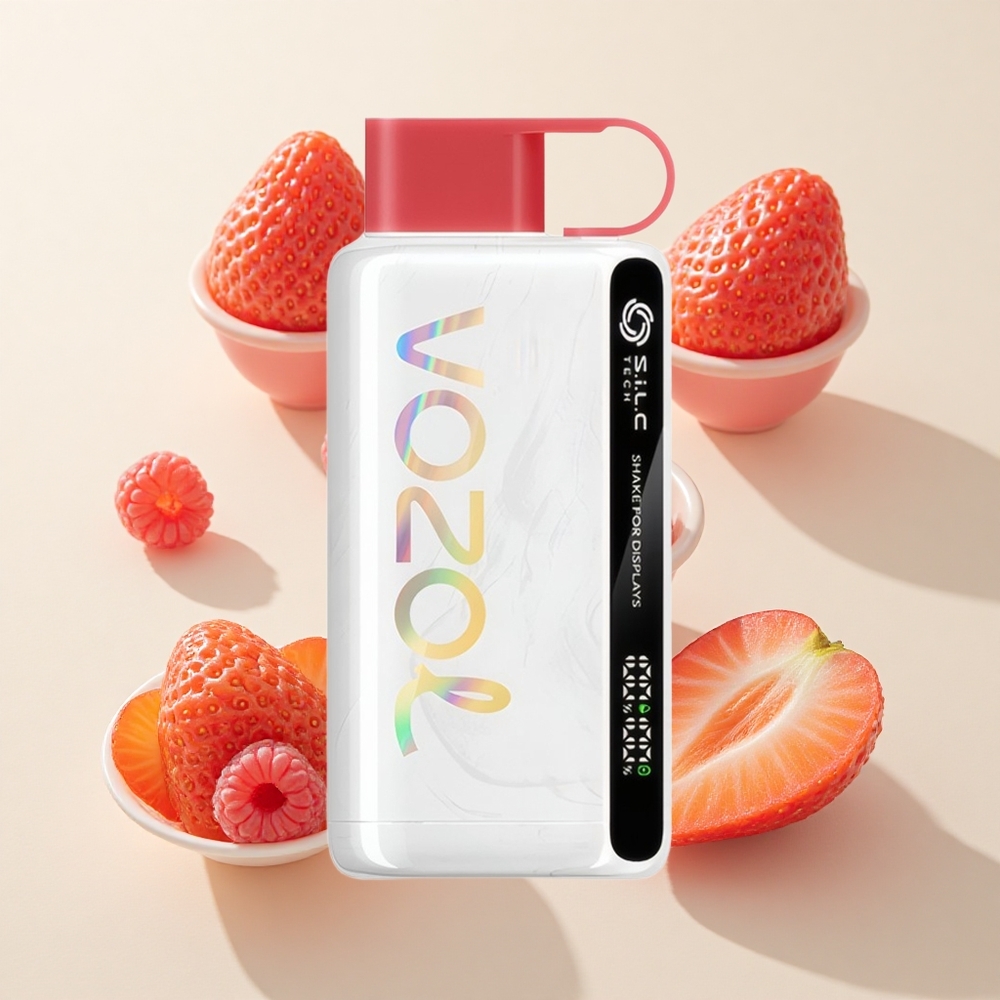 VOZOL STAR 9000/12000 Ühekordne Auruõhk (Maasikas Vaarik Kirss) 30% Kiirem Laadimine