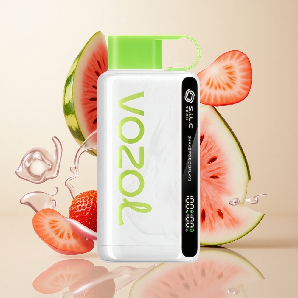 VOZOL STAR 9000/12000 Ühekordne Vape Maasik-Arbuus (30% kiirem laadimine)